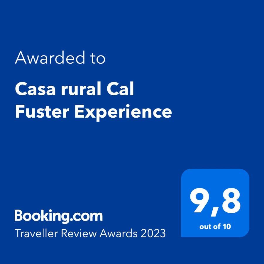 הוילה Terrades Casa Rural Cal Fuster Experience מראה חיצוני תמונה